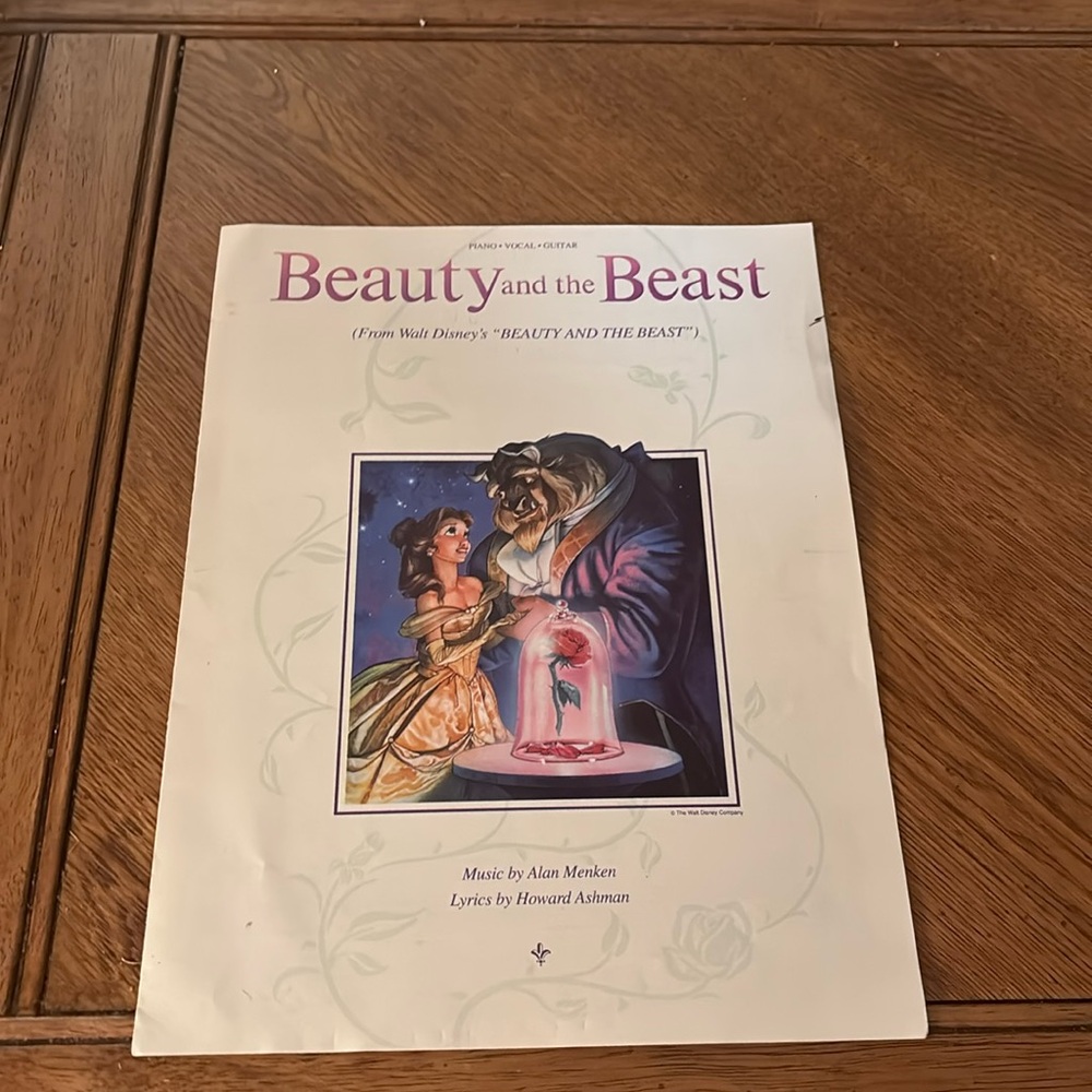 Beauty and the Beast. Sheet music for Piano, Vocal & Guitar.